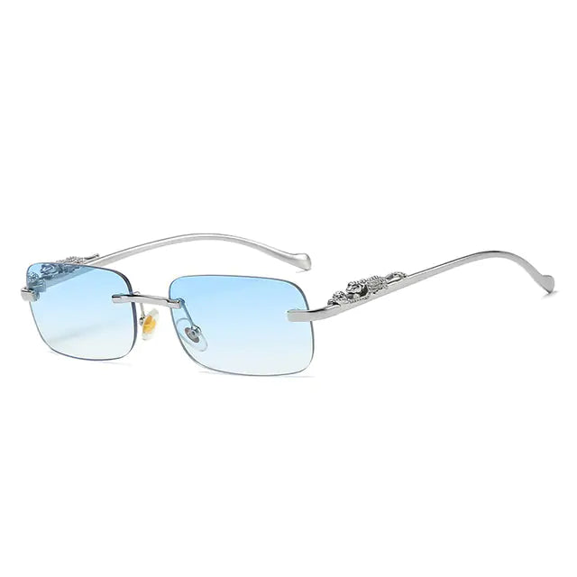 Randlose quadratische Sonnenbrille