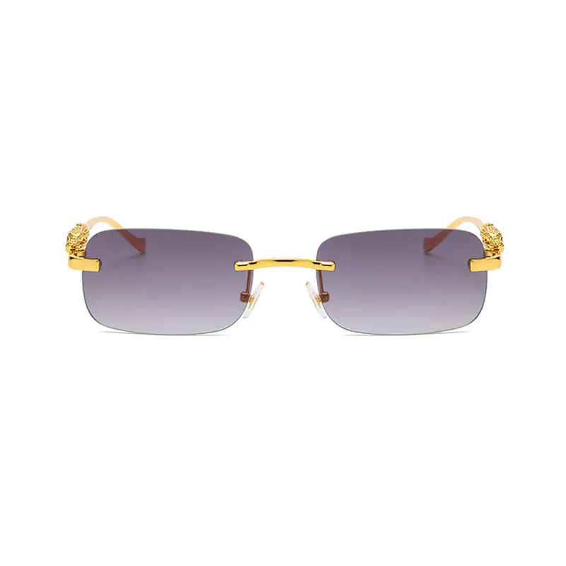 Randlose quadratische Sonnenbrille