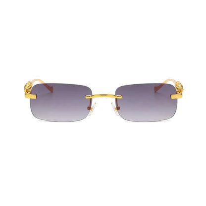 Randlose quadratische Sonnenbrille